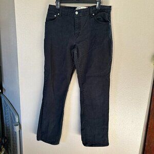 Levi's 550 Black Bootcut Jeans   Size‎ 14L